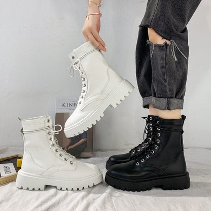 Bota Corturno Feminina Tratorada Diamante